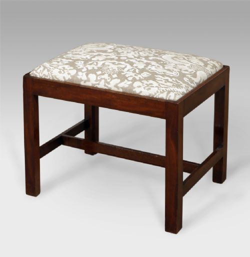 Good Quality George III Mahogany Stool