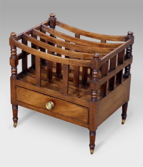 William IV Mahogany Canterbury