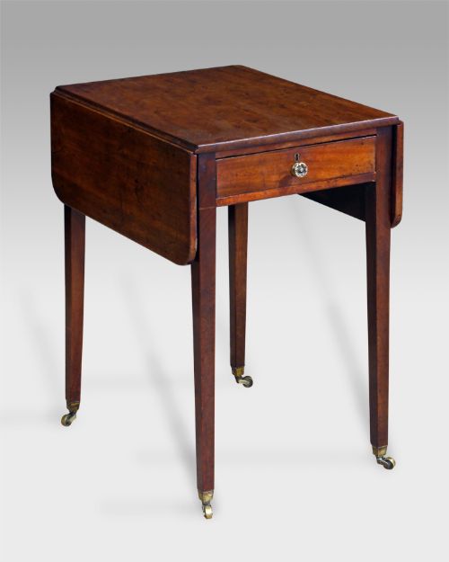 Lovely Plain Small Georgian Mahogany Pembroke Table
