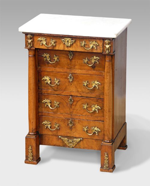 Nineteenth Century Miniature French Walnut Commode