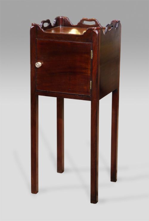 Small George III Mahogany Pot Cupboard