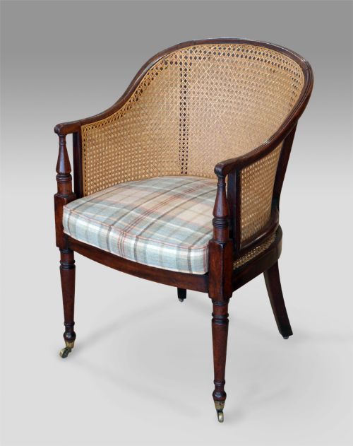 Regency Mahogany Bergère Chair