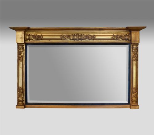 William IV Gilt Overmantel Mirror