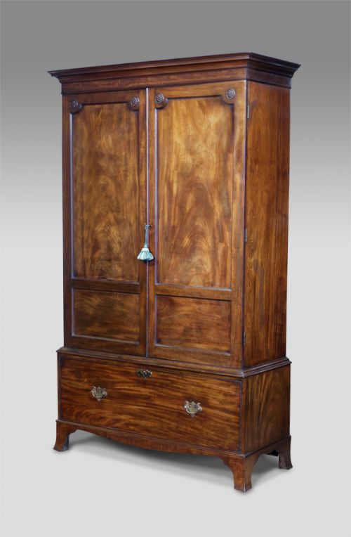 George IV Mahogany Wardrobe