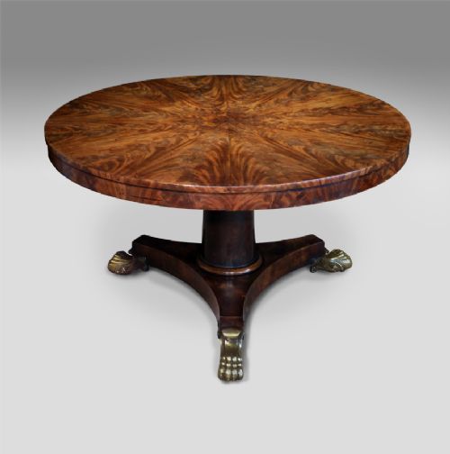 Magnificent George IV Flame Mahogany Centre Table