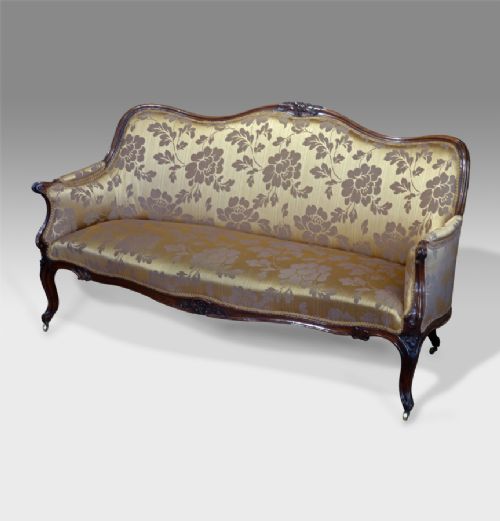 Nineteenth Century Rosewood Settee