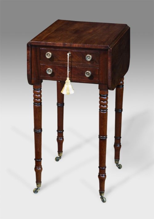 Regency Mahogany Work Table