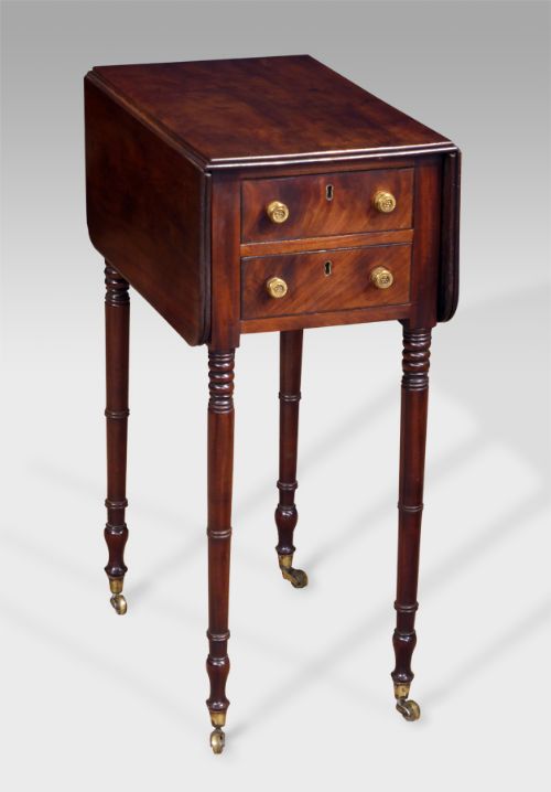 Pretty Regency Mahogany Work Table