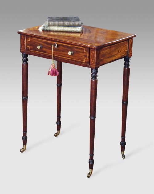 Attractive Regency Mahogany Work Table