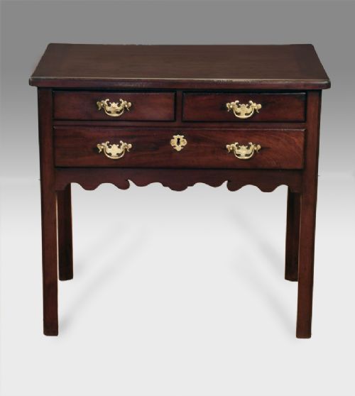 George III Mahogany Low Boy