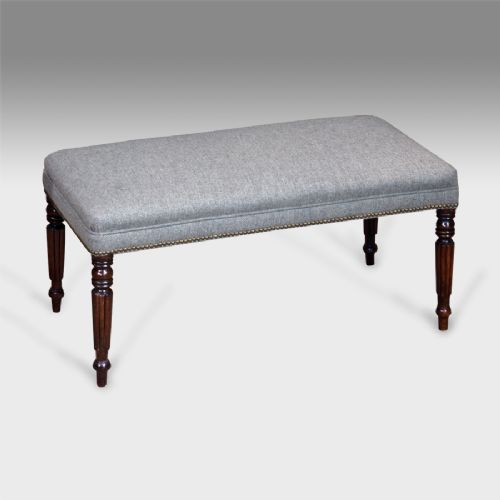 Late Regency Mahogany Duet Stool