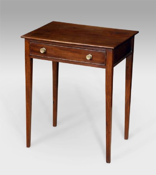 Small George III Mahogany Side Table