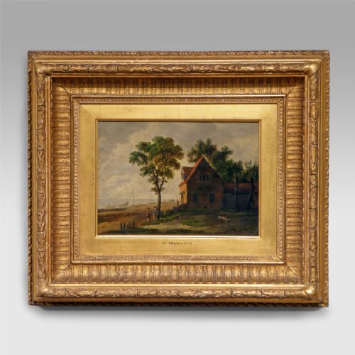 Nineteenth Century Oil Painting Entitled ‘Early Morning’