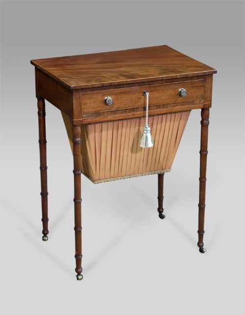 Regency Mahogany Work Table
