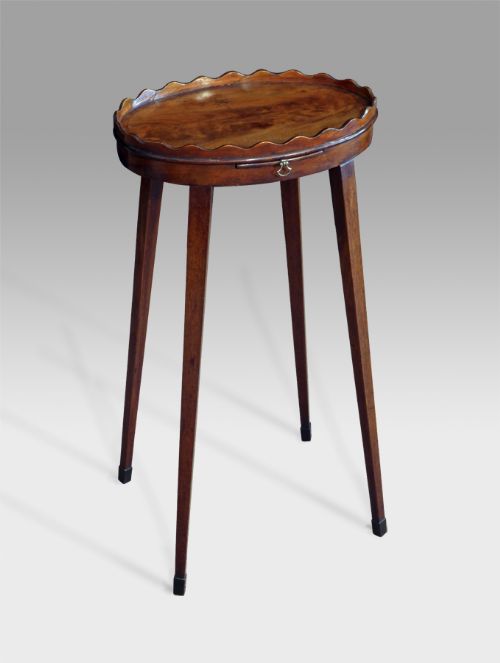 George III Mahogany Kettle Stand