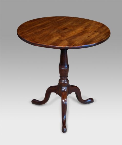 Lovely Quality George III Mahogany Tripod Table