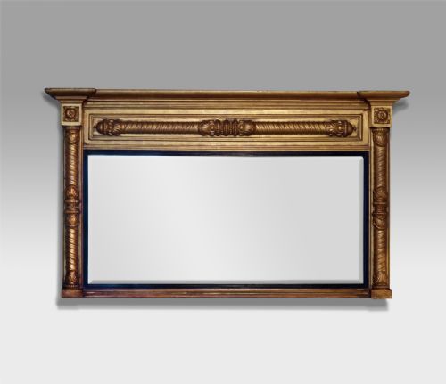 Antique Gilt Overmantel Mirror