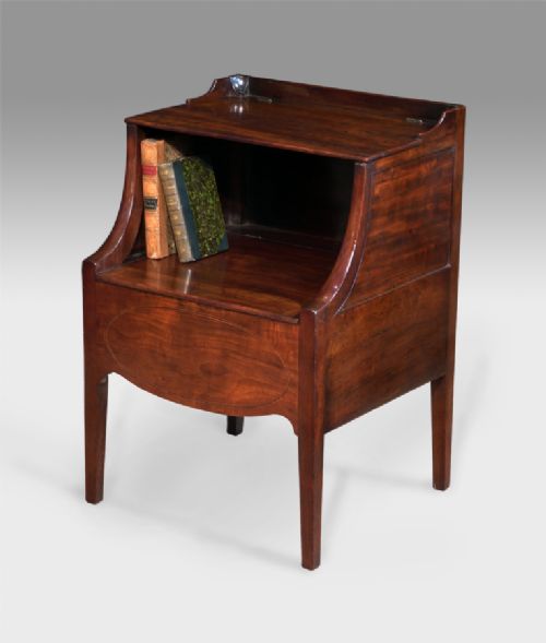 Georgian Mahogany Lancashire Commode