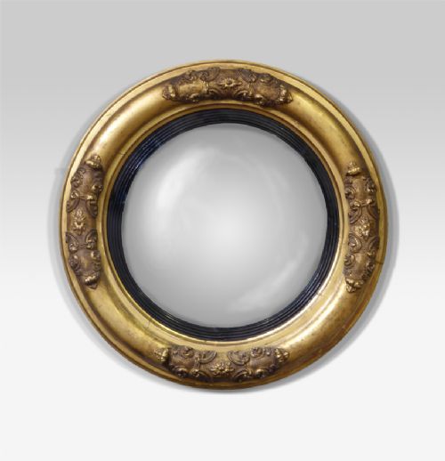 William IV Gilt Convex Mirror