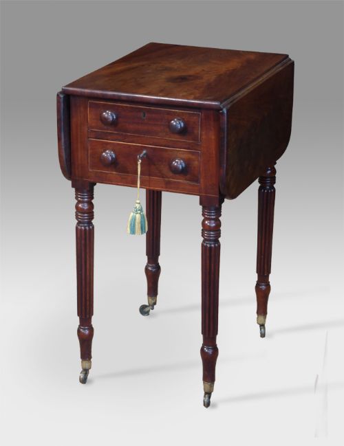 Regency Mahogany Work Table