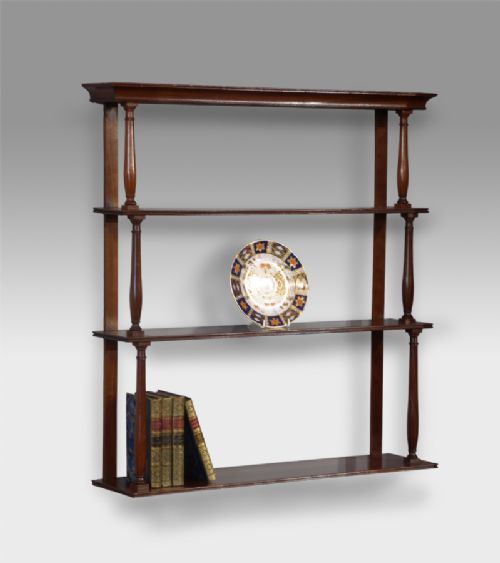 Nineteenth Century Mahogany Wall Shelves
