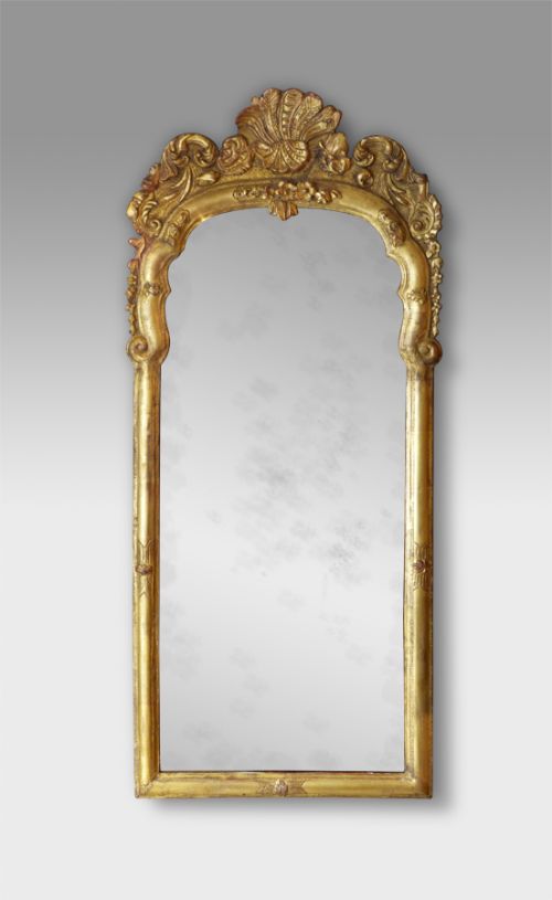 Pretty 19th Century Gilt Pier Mirror