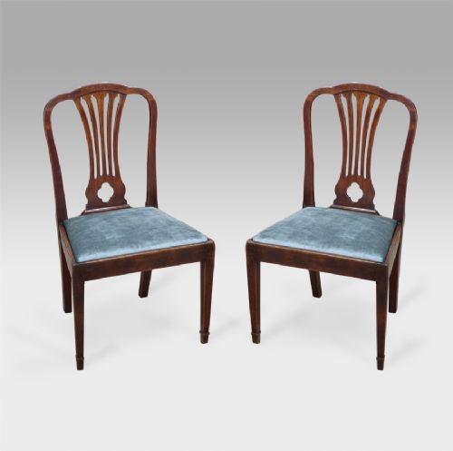 Pair of Georgian Mahogany Dining Chairs
