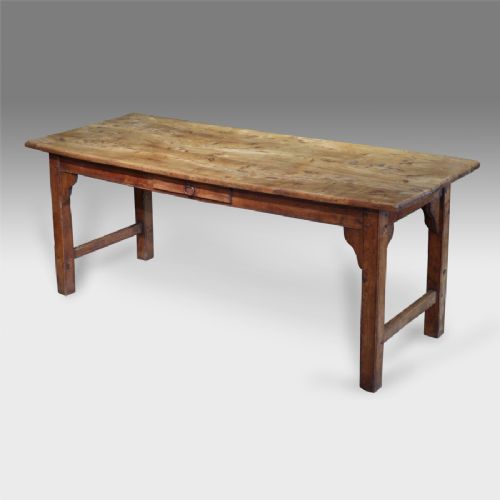 18th Century French Elm Refectory Table