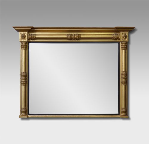 William IV Gilt Overmantel Mirror