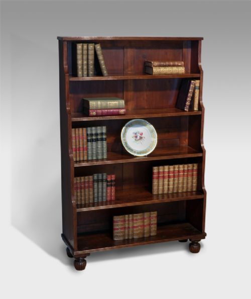 Antique Waterfall Bookcase