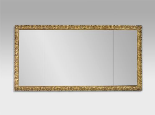 Late Regency Gilt Overmantel Mirror