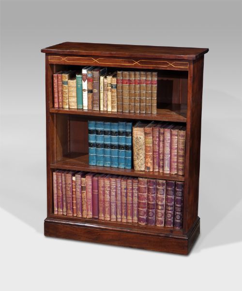 19th Century Mahogany Open Bookcase