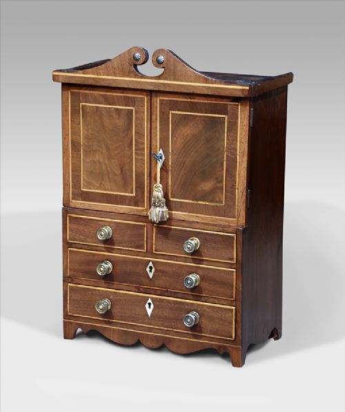 19th Century Miniature Linen Press
