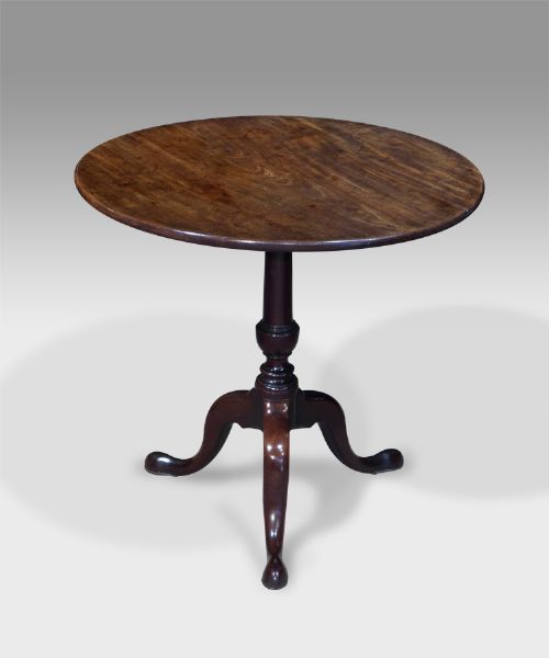 Large George III Mahogany Tripod Table