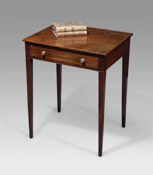 Small George III Mahogany Side Table