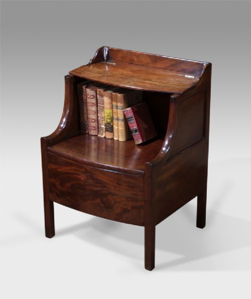 Mahogany Lancashire Commode