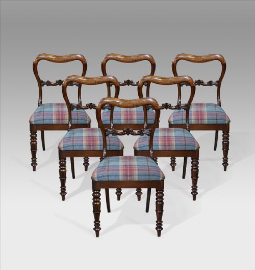 Set of 6 Rosewood Dining Chairs