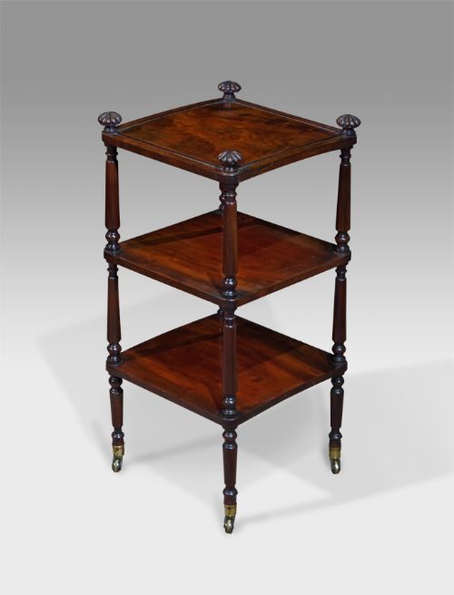 Good Quality George IV Mahogany Whatnot