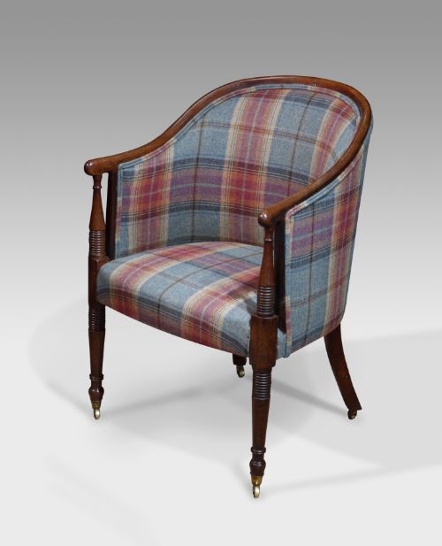 Regency Mahogany Tub Chair