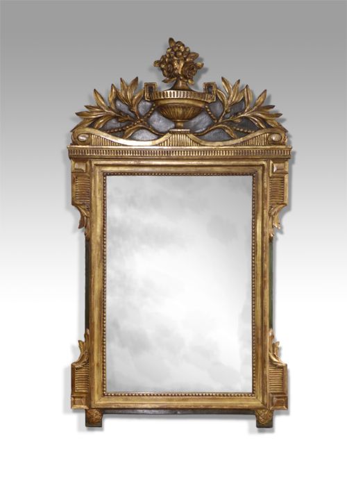 Decorative 19th Century French Gilt Mirror