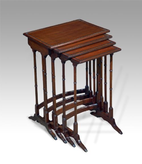 Edwardian Mahogany Nest of Tables