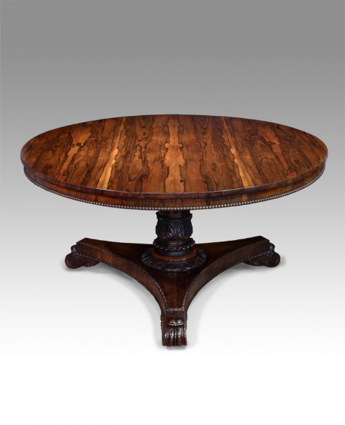 Antique Round Dining Table