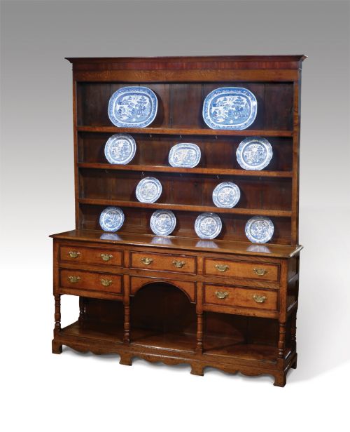 George III Shropshire Oak Dresser