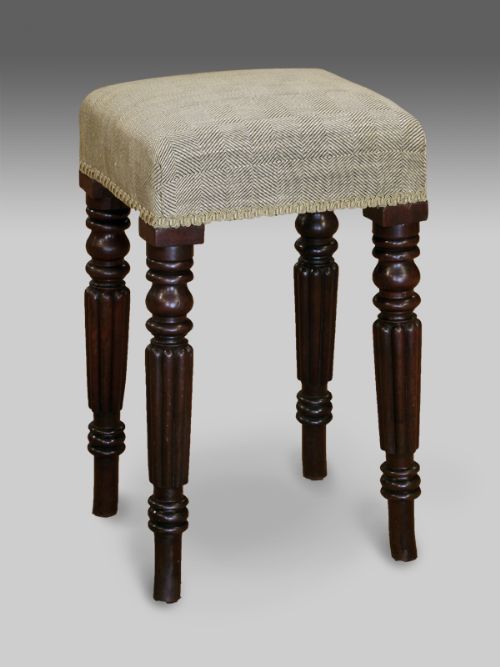 Fine Quality Mahogany Stool by Gillows