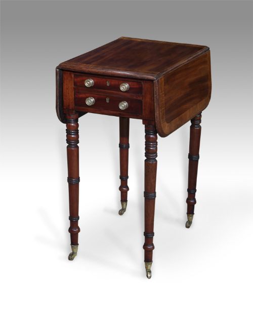 Regency Mahogany Work Table