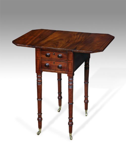 Regency Mahogany Work Table