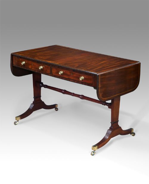 Regency Mahogany Sofa Table