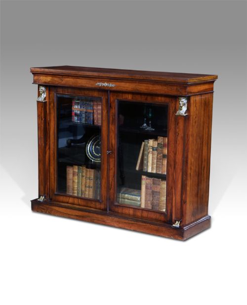 19th Century Empire Style Rosewood Side Cabinet