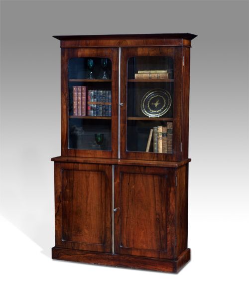 Small 19th Century Rosewood Display Cabinet