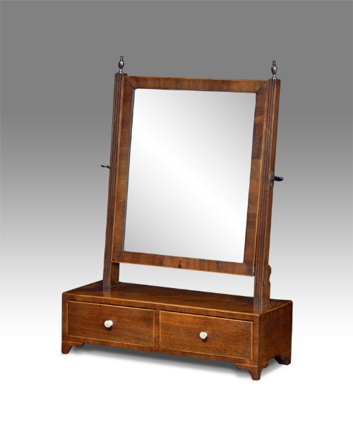 Georgian Mahogany Dressing Table Mirror
